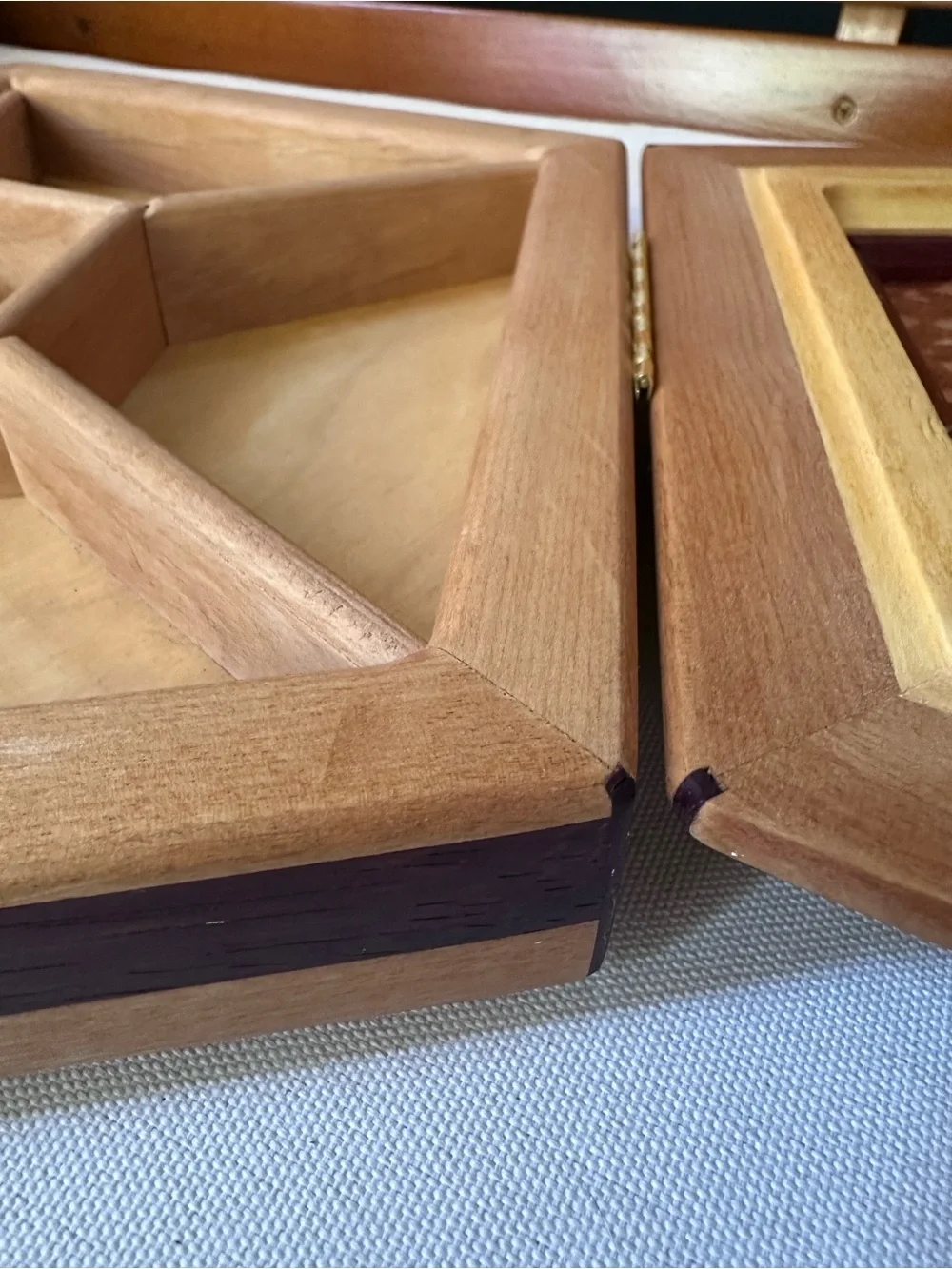 Handcrafted Pentagonal Wood Box